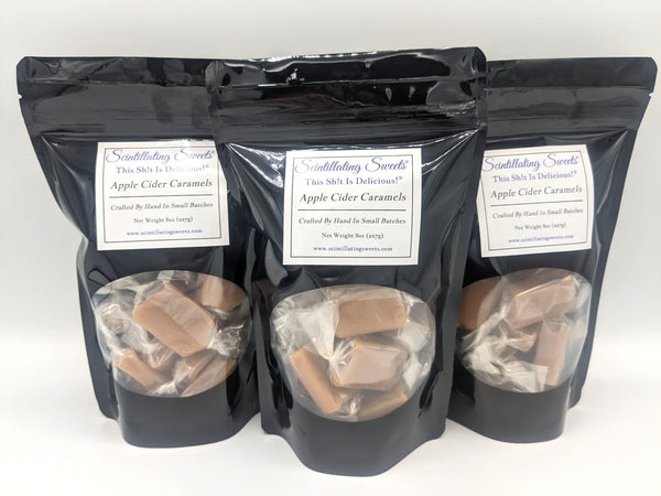 Apple Cider Caramels *1/2 Pound Bag*